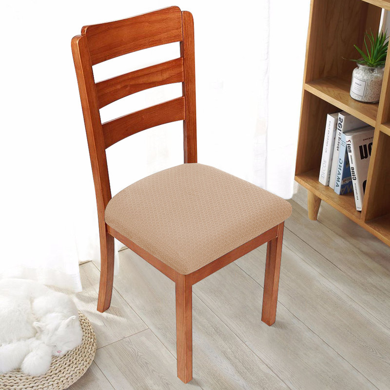 Latitude Run® Box Cushion Dining chair Slipcover & Reviews Wayfair